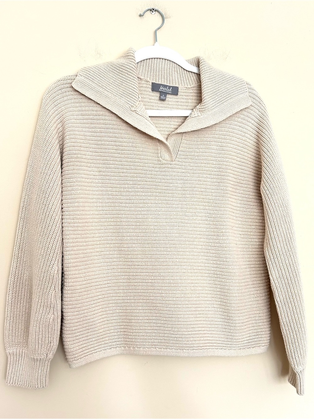 Marled Women’s Knit Cream Sweater